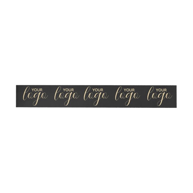 Minimal your logo business wraparound address label (Individual)