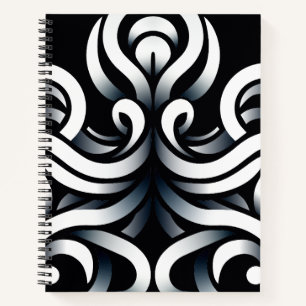 Minimal Zen Sacred Geometric Mandala Abstract Notebook