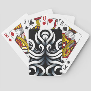 Minimal Zen Sacred Geometric Mandala Abstract Playing Cards