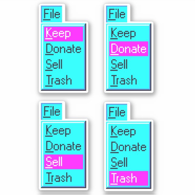 Minimalism 95 Sticker Sheet (Front)