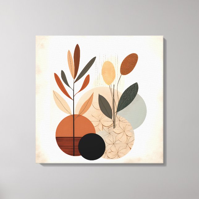Minimalism and Abstract Art Unite Canvas Print (Front)