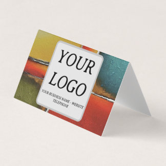 Minimalism Colour Blocking DIY Business Cards