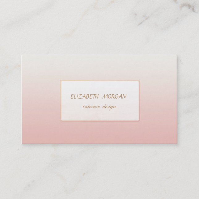 Minimalism Elegant Modern Business Card (Front)