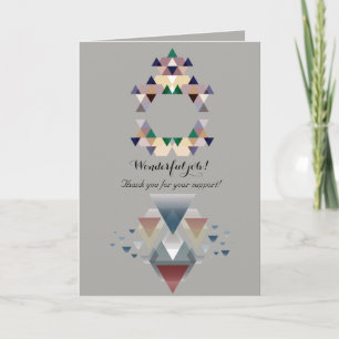 Minimalism Geometric - Thank you for your support! Card