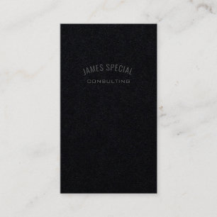 Minimalism Grey Black Grey Professional Consulting Business Card