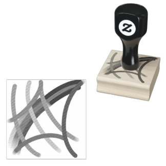 Minimalism in Oils Rubber Stamp