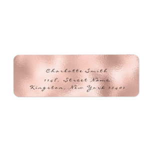 Minimalism Pink Rose Skinny  Blush RSVP Elegant