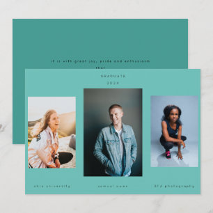 Minimalism Portrait Three Ultimate College Green Announcement