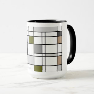 Minimalism Reflection III on De Stijl Mug