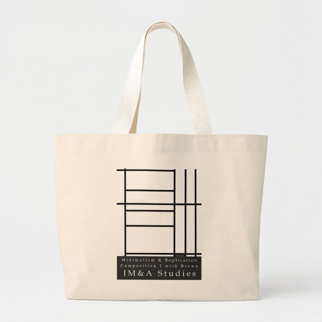 Minimalism Replication 2 Comp 1 w/Brown Jumbo Tote (Front)