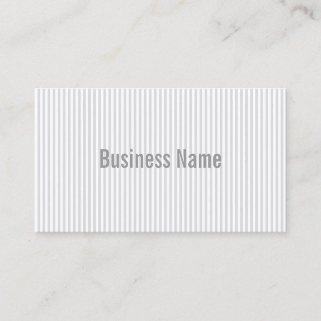 Minimalism Skinny Lines Business Card (Front)