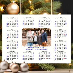 Minimalist 2025 Calendar Modern Family Photo