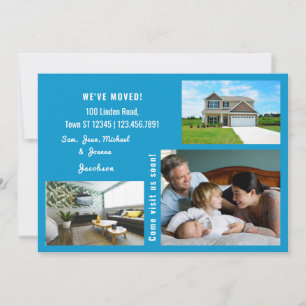 Minimalist 3 Photos We Moved Moving Announcement