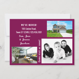 Minimalist 3 Photos We Moved Moving Announcement