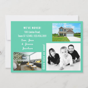 Minimalist 3 Photos We Moved Moving Announcement