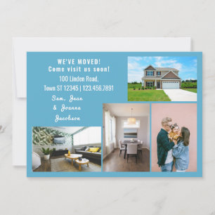 Minimalist 4 Photos We Moved Moving Announcement