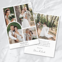 Minimalist 5 Photo Arch Wedding