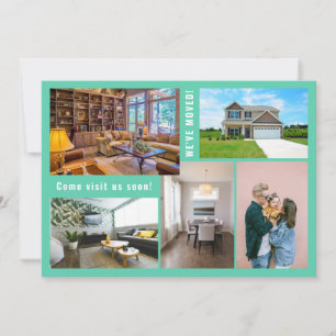 Minimalist 5 Photos We Have Moved Announcement