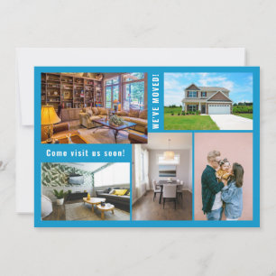 Minimalist 5 Photos We Have Moved Announcement