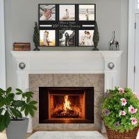 Minimalist 6 Photo 25th Wedding Anniversary