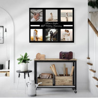 Minimalist 6 Photo 40th Wedding Anniversary