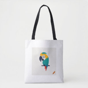 "Minimalist 8K European Parrot Logo Design Bag – V