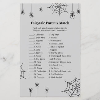 Minimalist A Little Boo Fairytale Match Game