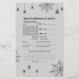 Minimalist A Little Boo Predictions Advice Game