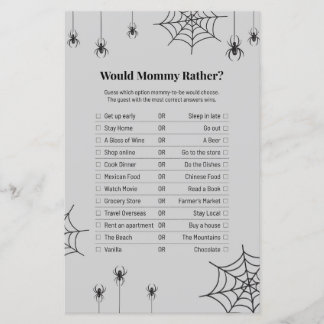 Minimalist A Little Boo Would Mummy Rather Game