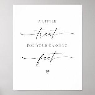 Minimalist A Little Treat For Your Dancing Feet Poster