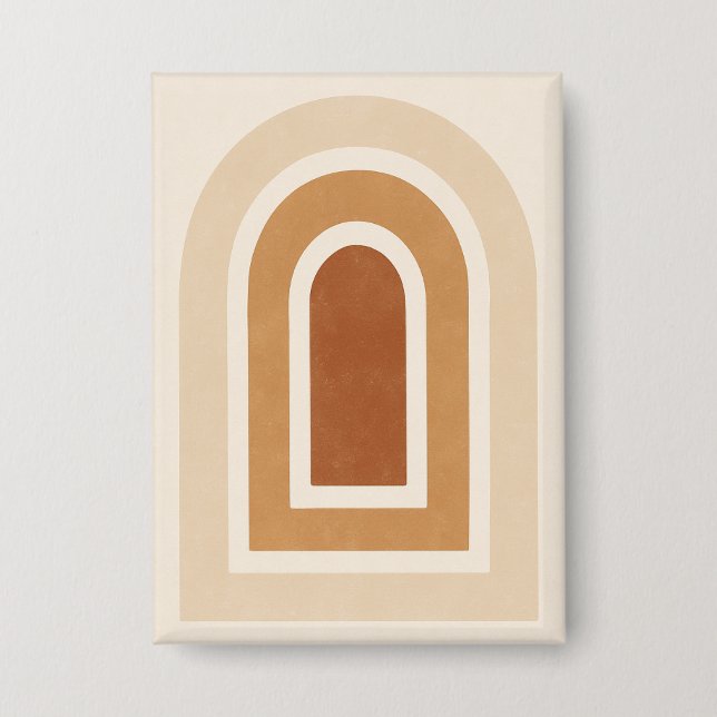 Minimalist Abstract Arch Print - Earth Tones (Front)