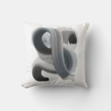Minimalist Abstract Artwork Throw Pillow