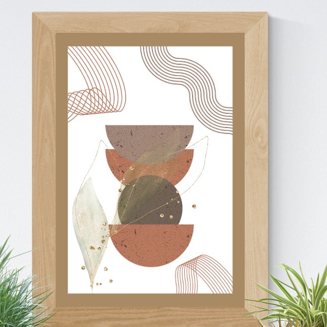 Minimalist Abstract Boho Geometric Poster (Creator Uploaded)