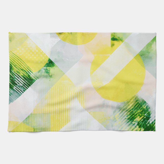 Minimalist abstract composition tea towel (Horizontal)