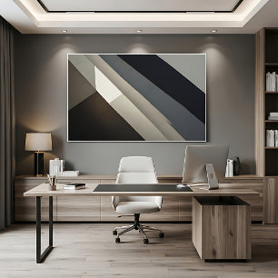Minimalist Abstract Concrete Architecture Canvas Print