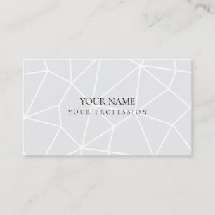 Minimalist abstract geometric blue sky modern pros business card
