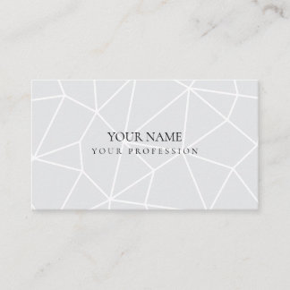 Minimalist abstract geometric blue sky modern pros business card