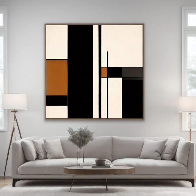 Minimalist Abstract Geometric Colour Block Poster (Creator Uploaded)