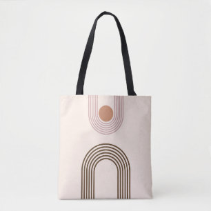 Minimalist Abstract Geometric Tote Bag