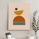 Minimalist Abstract Half Circle Geometric Shapes Faux Canvas Print<br><div class="desc">Minimalist Abstract Half Circle Geometric Shapes Faux Canvas Print</div>