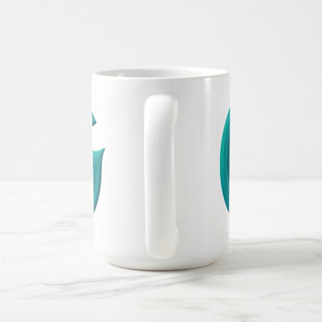 Minimalist Abstract Letter G Coffee Mug  (Handle)
