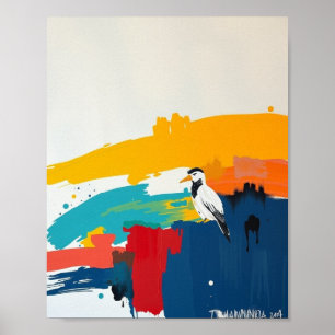 Minimalist Abstract Line Art Print