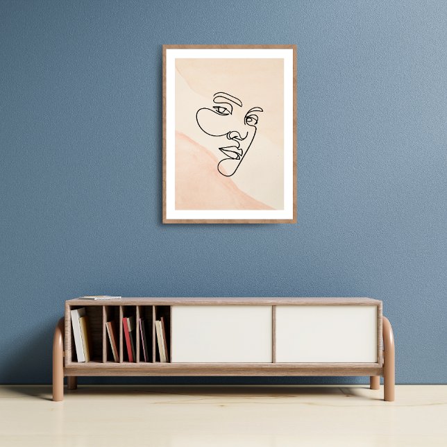Minimalist Abstract Line Art Woman Poster (Creator Uploaded)