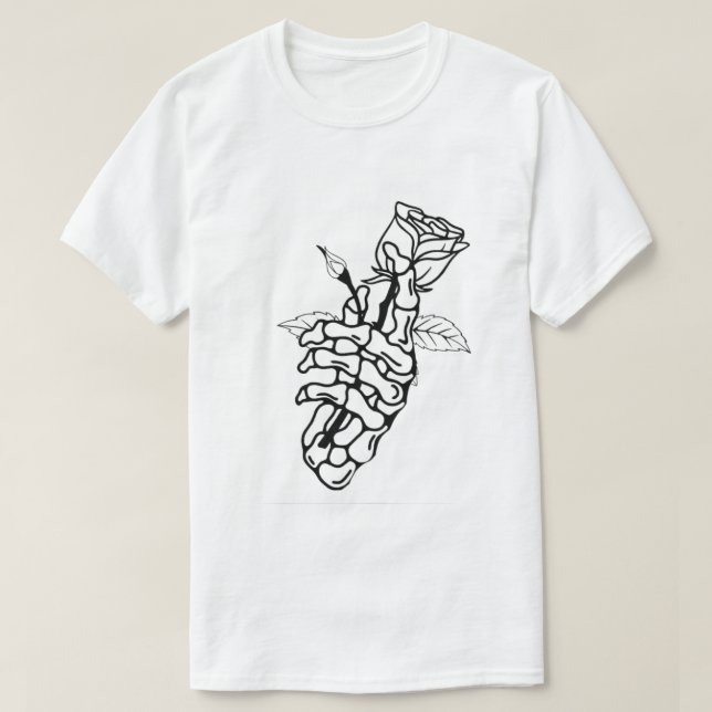 Minimalist Abstract Line Drawing T-Shirt (Design Front)