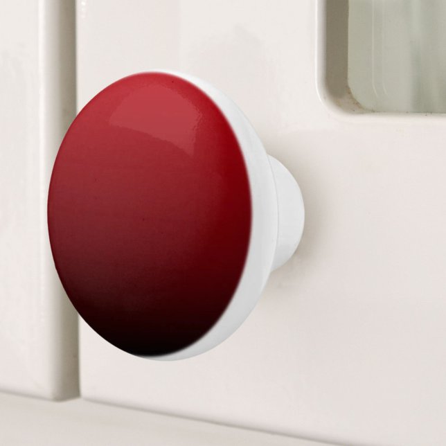 minimalist abstract marsala red burgundy maroon ceramic knob (minimalist abstract marsala red burgundy maroon ceramic knob)