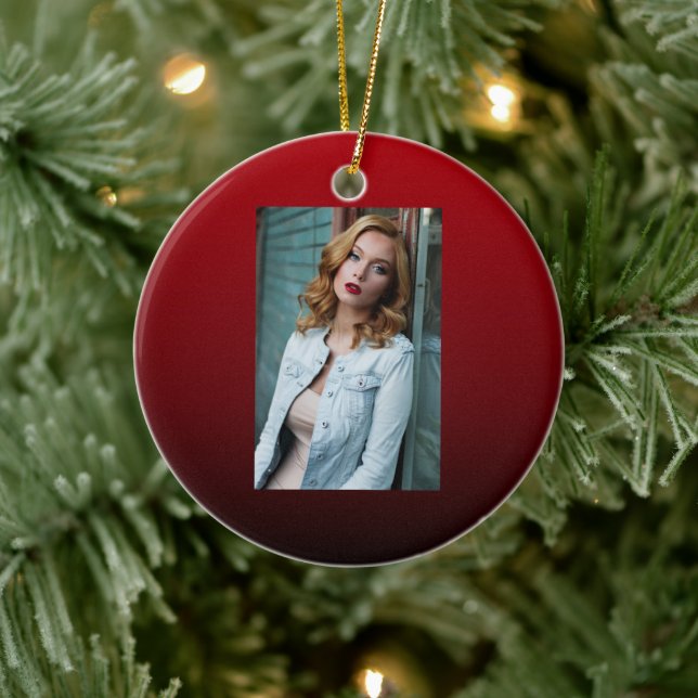 minimalist abstract marsala red burgundy maroon ceramic tree decoration (Tree)