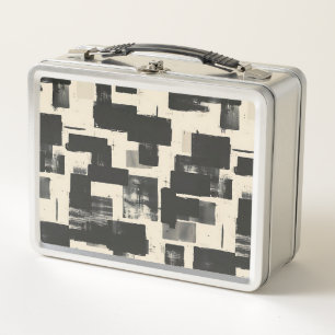 Minimalist Abstract  Metal Lunch Box
