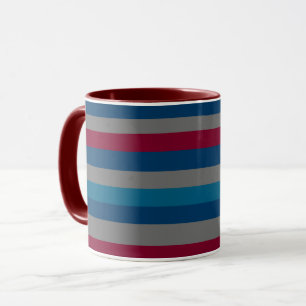 Minimalist abstract modern lines pattern mug
