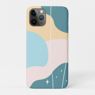 Minimalist Abstract Pastel iPhone 11 Pro Case