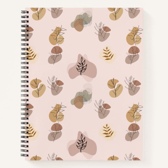 Minimalist Abstract Patterned Notebook (Front)